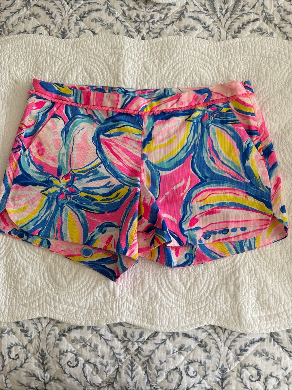 Lilly Pulitzer Pink Floral Shorts
